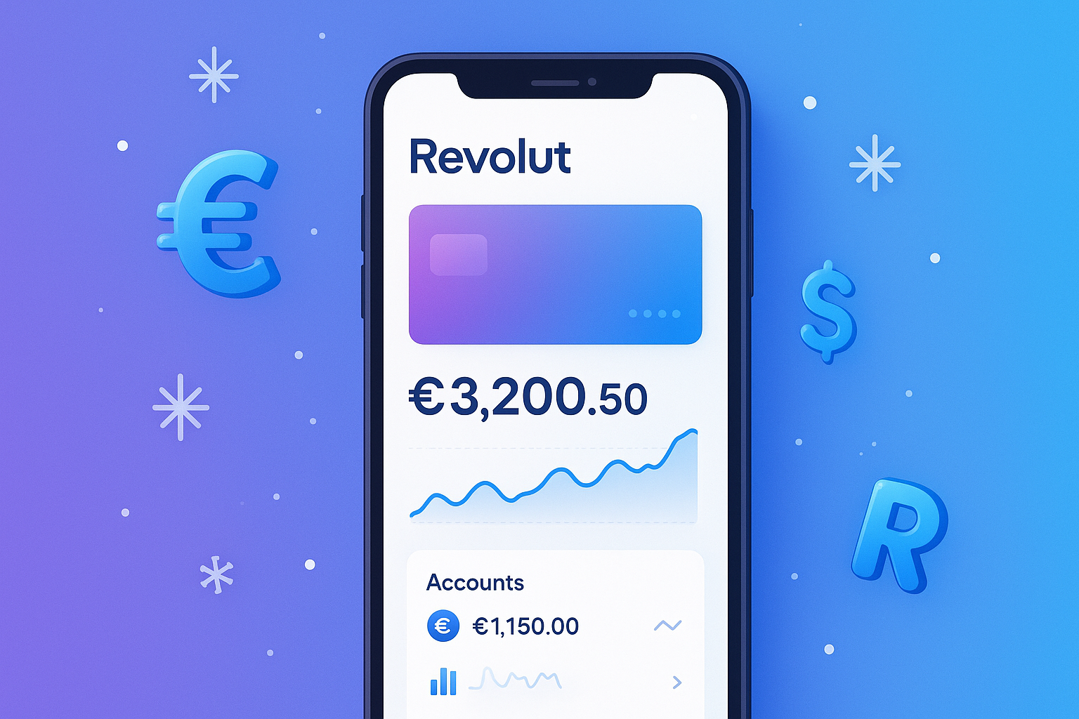 Revolut card screen